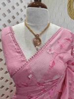 Net kota with big applique like jaal design - Image 3