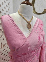 Net kota with big applique like jaal design - Image 2