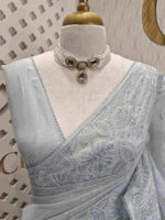 Net kota with wall print like thread work - Image 15