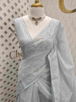 Net kota with wall print like thread work - Image 14