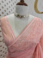 Net kota with wall print like thread work - Image 3