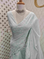 Net kota with wall print like thread work - Image 8