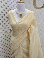 Net kota with wall print like thread work - Image 5