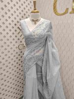 Net kota with floral lace pattern - Image 14