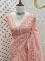 Net kota with floral lace pattern - Image 11