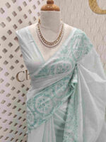 Net kota with floral lace pattern - Image 8