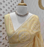 Net kota with floral lace pattern - Image 6