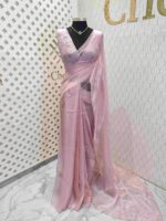 Organza with multiple petal floral and cut work pattern - Image 16