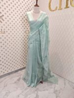 Organza with paisley thread pattern - Image 10