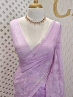 Organza with paisley thread pattern - Image 5