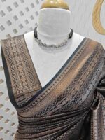 Soft katan with floral and geometric horizontal design - Image 15