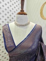 Soft katan with big and small floral designs - Image 2