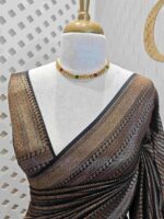 Soft katan with horizontal zigzag and dot pattern - Image 21