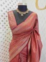 Soft katan with horizontal zigzag and dot pattern - Image 11