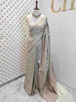 Soft katan with horizontal zigzag and dot pattern - Image 4