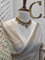 Soft katan with horizontal zigzag and dot pattern - Image 2