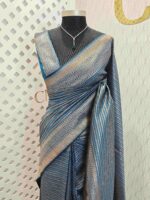 Soft katan with horizontal zigzag and dot pattern - Image 8