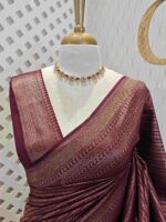 Soft katan with horizontal zigzag and dot pattern - Image 6
