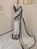 Mul cotton with stripes pattern - Image 7