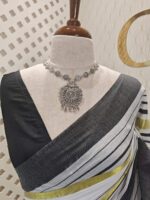 Mul cotton with stripes pattern - Image 6