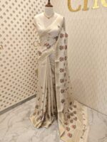 Jute silk with back stitch motif - Image 7