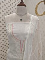 Salwar with sugar beads designs in chiffon material
