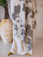 Salwar with tissue texture and rose flower like digital print - Image 10