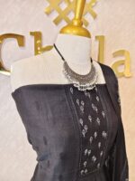 Salwar with leafy like sequence and thread work - Image 2