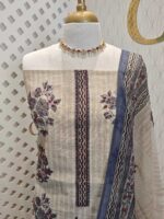 Salwar with stripes pattern and floral plant print - Image 8