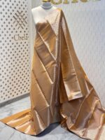 Soft silk with diamond shape design and wide border - Image 3