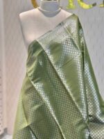 Soft silk with diamond shape design and wide border - Image 21