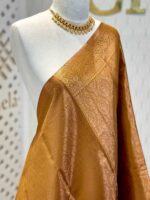 Soft silk with mango design on border - Image 23