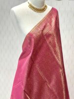 Soft silk with mango design on border - Image 14
