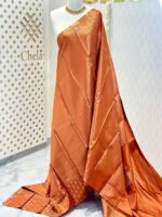 Soft silk with mango design on border - Image 13