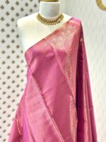 Soft silk with mango design on border - Image 9