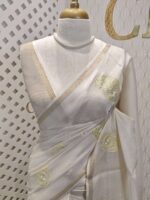 Tissue with mango applique work - Image 5