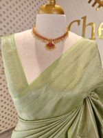 Banarasi with leafy arch design - Image 5