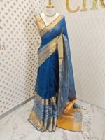 Linen with stripes pattern and wide border - Image 11