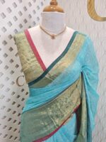 Linen with stripes pattern and wide border - Image 18