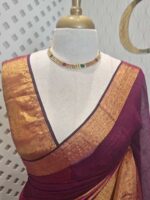 Linen with stripes pattern and wide border - Image 22