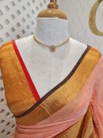 Linen with stripes pattern and wide border - Image 25