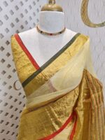 Linen with stripes pattern and wide border - Image 33