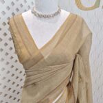 Linen Embroidery with flowers squares stripes and zigzag patterns
