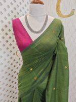 Mul cotton with double colour and golden sequence work - Image 23