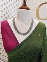 Mul cotton with double colour and golden sequence work - Image 24