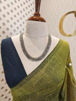 Mul cotton with double colour and golden sequence work - Image 12