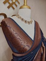 Organza banarasi with spade shape buttas - Image 2