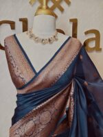 Organza banarasi with spade shape buttas - Image 3