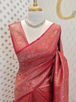 Soft katan with paisley brocade pattern - Image 5