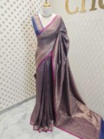 Soft katan with 2 end parsley pattern and contrast border - Image 16